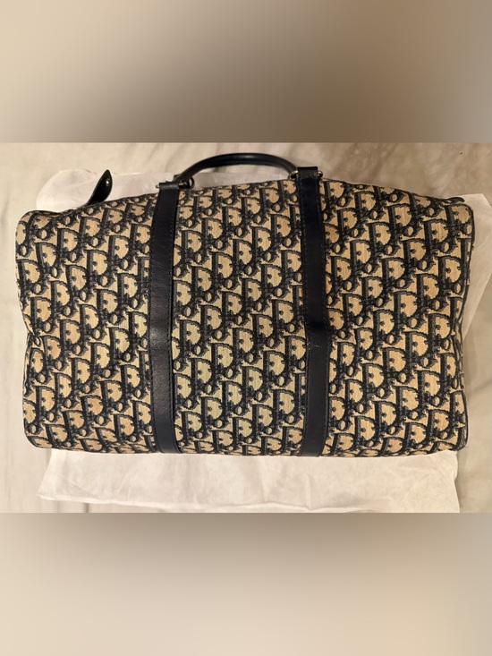 Dior Other - Christian Dior Oblique Monogram Boston/Duffle Bag
